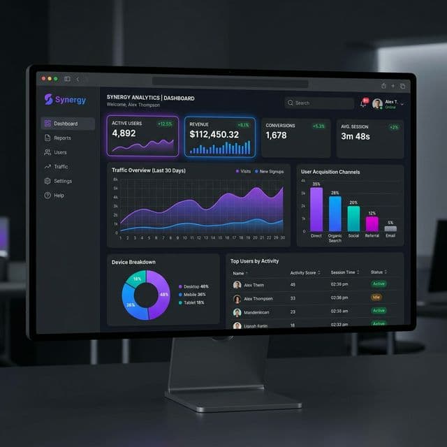 Dashboard analytics